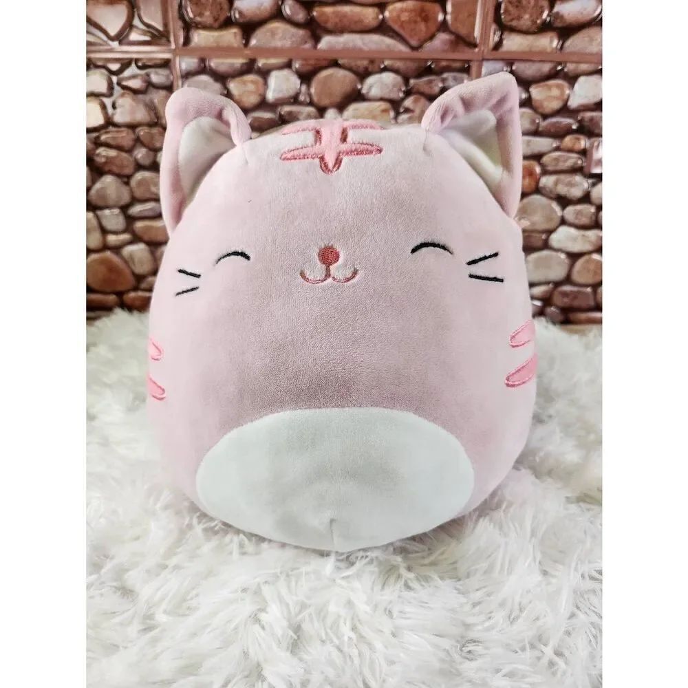 Squishmallows PAULITA the CAT 8” Pink Plush Kitty Stuffed Doll Pillow 2020 #B4